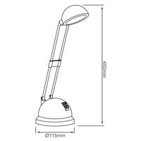 Brilliant Zwarte bureaulampKatrina met led - G94816/06 - thumbnail
