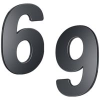 Basi 7300-1006 Huisnummerbord Antraciet - thumbnail