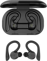 Tie Studio TBE1018 In Ear oordopjes Bluetooth Zwart Waterbestendig, Oorbeugel Sport - thumbnail