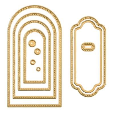 Vaessen Creative • mini snijmallen cirkels & vierkanten 14st.