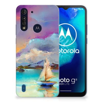 Hoesje maken Motorola Moto G8 Power Lite Boat Hoesje maken Motorola Moto G8 Power Lite Boat