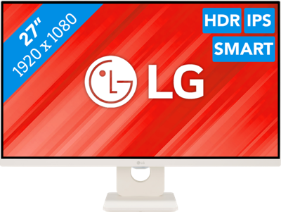 LG Smart 27SR50F-W 27 Full HD IPS Smart Monitor