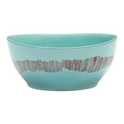 SERAX - Feast by Ottolenghi - Kom S 15x15cm Azure Swirl-Stripes r
