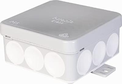 Kopp kabeldoos IP55 85x85x40mm grijs doordruk