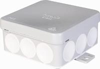 Kopp kabeldoos IP55 85x85x40mm grijs doordruk - thumbnail