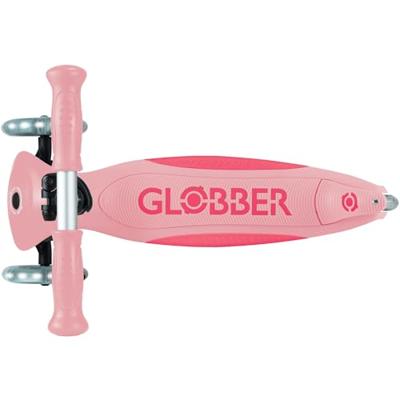Globber Primo Foldable Plus Lights step - Pastel roze