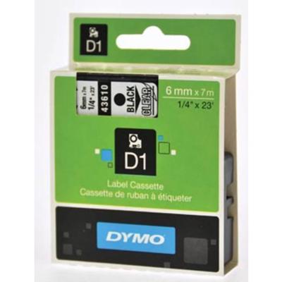 Labeltape dymo labelmanager d1 polyester 19mm trns Labeltape dymo labelmanager d1 polyester 19mm trns