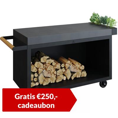 OFYR | Mise en Place Table Black 135 PRO | Ceramic Dark Grey