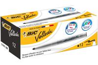 Markeerstift Bic Velleda 1741 Whiteboard Zwart (12 Stuks) - thumbnail