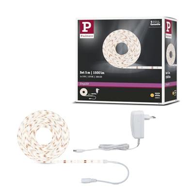 Paulmann SimpLED 78972 LED-strip complete set Met connector (male) 12 V 5 m Warmwit 1 stuk(s) Paulmann SimpLED 78972 LED-strip complete set Met connector (male) 12 V 5 m Warmwit 1 stuk(s)