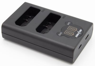 ChiliPower Nikon EN-EL14 / EN-EL14a dubbellader voor 2 camera accu's (tegelijk) ChiliPower Nikon EN-EL14 / EN-EL14a dubbellader voor 2 camera accu's (tegelijk)