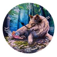 Lisa Parker Fairy Stories Fee en Wolf Bedrukte Klok - thumbnail