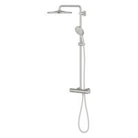 Grohe Rainshower SmartActive 310 douchesysteem rond thermostatisch hoofddouche Ø31cm en handdouche Ø13cm supersteel 26836dc0 - thumbnail