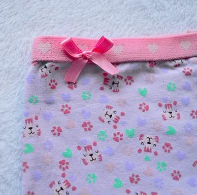 Funderwear meisjes setje Tiger - Onderbroek & Hemdje - Boxershorts - Roze - Groen - Paars