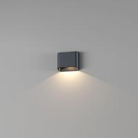 Wandlamp Artdelight Diaz 1 Lichts LED 2700K Dimbaar Zwart - thumbnail