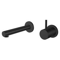 Wastafelkraan Inbouw Wiesbaden Style Mengkraan 1-hendel Mat Zwart - thumbnail