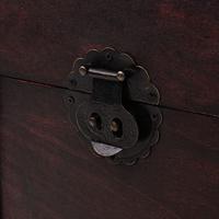 Schatkist vintage stijl 66x38x40 cm hout - thumbnail