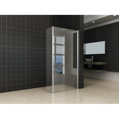 Inloopdouche Wiesbaden met zijwand 30cm 90x200cm 8mm NANO coating - thumbnail