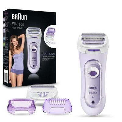 Braun LS5560 Silk-Epil 3in1 Lady Shaver met 3 Extra’s Paars