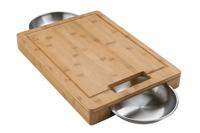 PRO snijplank met 2 RVS schalen barbecue Napoleon Grills - Napoleon grills - thumbnail