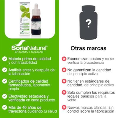 Soria Natural Melissa officinalis XXI 50 Milliliter Soria Natural Melissa officinalis XXI 50 Milliliter