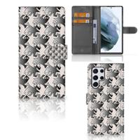 Samsung Galaxy S22 Ultra | Telefoonhoesje | Met pasjeshouder | Salamander Grey - thumbnail