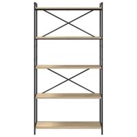 Boekenkast Sonoma eiken 80 x 30 x 153 cm Bewerkt hout - thumbnail