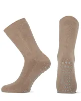 Basset Antislip sokken met ABS noppen 1 paar - Katoenen Grip sokken - Tegen uitglijden - thumbnail