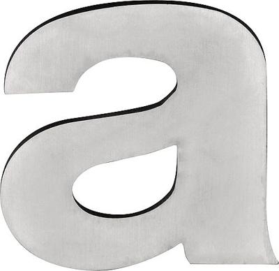 Formani Basics LBHN100 huisletter A - PVD mat RVS