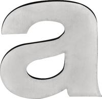 Formani Basics LBHN100 huisletter A - PVD mat RVS - thumbnail