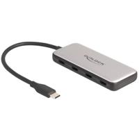DeLOCK 4-port usb-c + pd 85 watt usb-hub (grijs) - thumbnail
