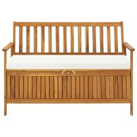 Opbergbank 120x63x84 cm acaciahout - thumbnail