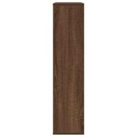 Boekenkast 89x24x101,5 cm bewerkt hout bruin eikenkleurig - thumbnail