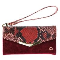 Mobilize 2in1 Gelly Velvet Clutch for Apple iPhone 12 Mini Red Snake - thumbnail