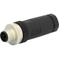 TE Connectivity T4111402041-000 Sensor/actuator connector, niet geassembleerd M12 Aantal polen (sensoren): 4 Stekker, recht 1 stuk(s) - thumbnail