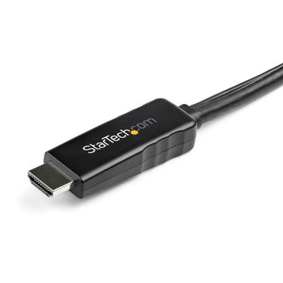 Adapter DisplayPort naar HDMI/VGA Startech HD2DPMM2M (2 m) Zwart