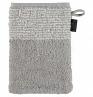 Cawö Cawo Two-Tone Washandje Platina 16x22 - thumbnail