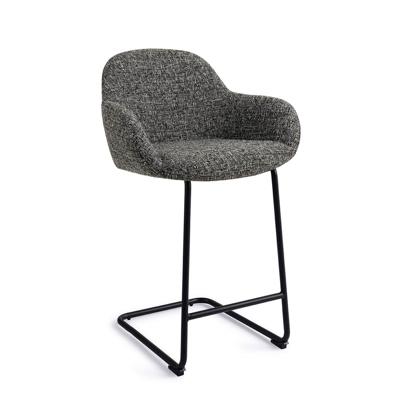 Jesper Home Barkruk 'Kushi' Arch Black, kleur Skyfall (zithoogte 68cm)