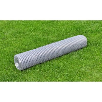VidaXL Kippengaas 25x1 m gegalvaniseerd staal zilverkleurig VidaXL Kippengaas 25x1 m gegalvaniseerd staal zilverkleurig