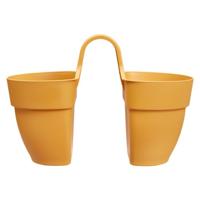 Elho vibia campana flower twin 21 honinggeel - thumbnail