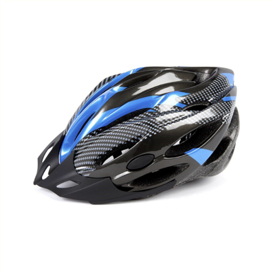 Mirage helm uni 58-62cm, vizier, zwart/blauw