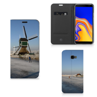 Samsung Galaxy J4 Plus Book Cover Schaatsers - thumbnail