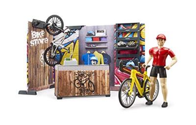 bruder bworld Fietsenwinkel speelfiguur bruder bworld Fietsenwinkel speelfiguur