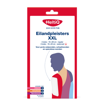 Heltiq Eilandpleisters XXL 4 Stuks Heltiq Eilandpleisters XXL 4 Stuks