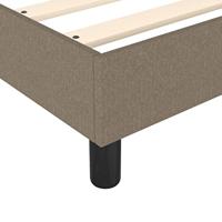 Bedframe zonder matras stof taupe 200x200 cm - thumbnail