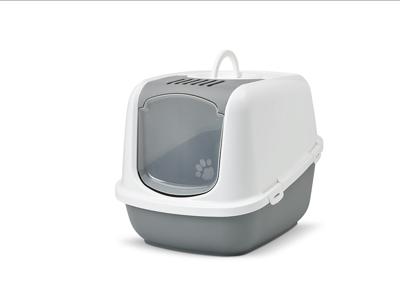Nestor Jumbo kattenbak wit / grijs