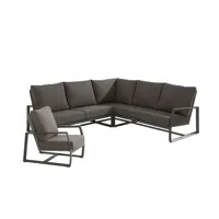 New Mauritius hoekbank met loungestoel - thumbnail