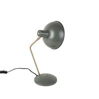QAZQA Retro tafellamp groen met brons - Milou - thumbnail