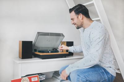 Lenco LS-300WD Platenspeler Hout