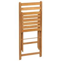 Bistrostoelen 4 st inklapbaar massief acaciahout - thumbnail